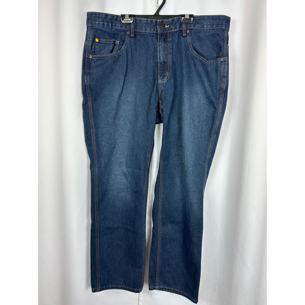 Caterpillar Mens Dark Wash Workwear Cotton Denim Utility Jeans 38x30 Gorpcore